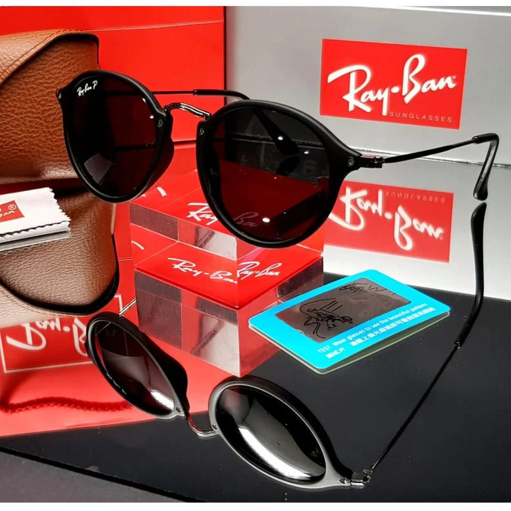 Rayban Round Fleck