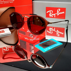 Rayban Round Fleck